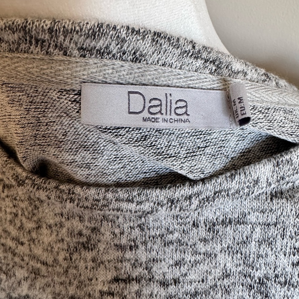 Dalia Gray Long Sleeve‎ Women's Dress Size Medium - Picture 6 of 7